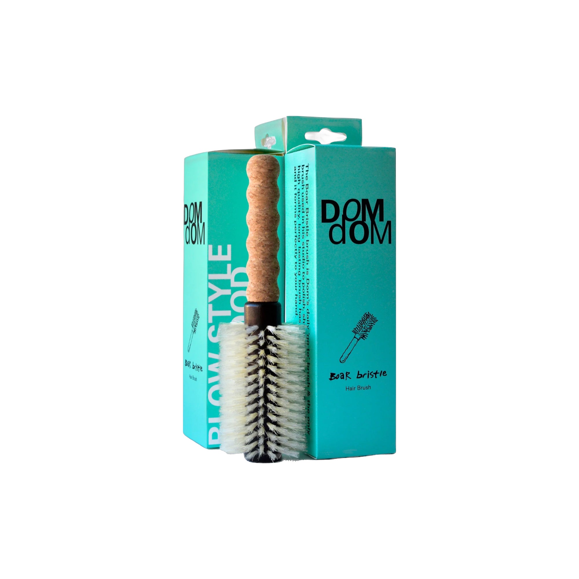 Small Round Boar/Nylon Bristle Brush – Dom Dom