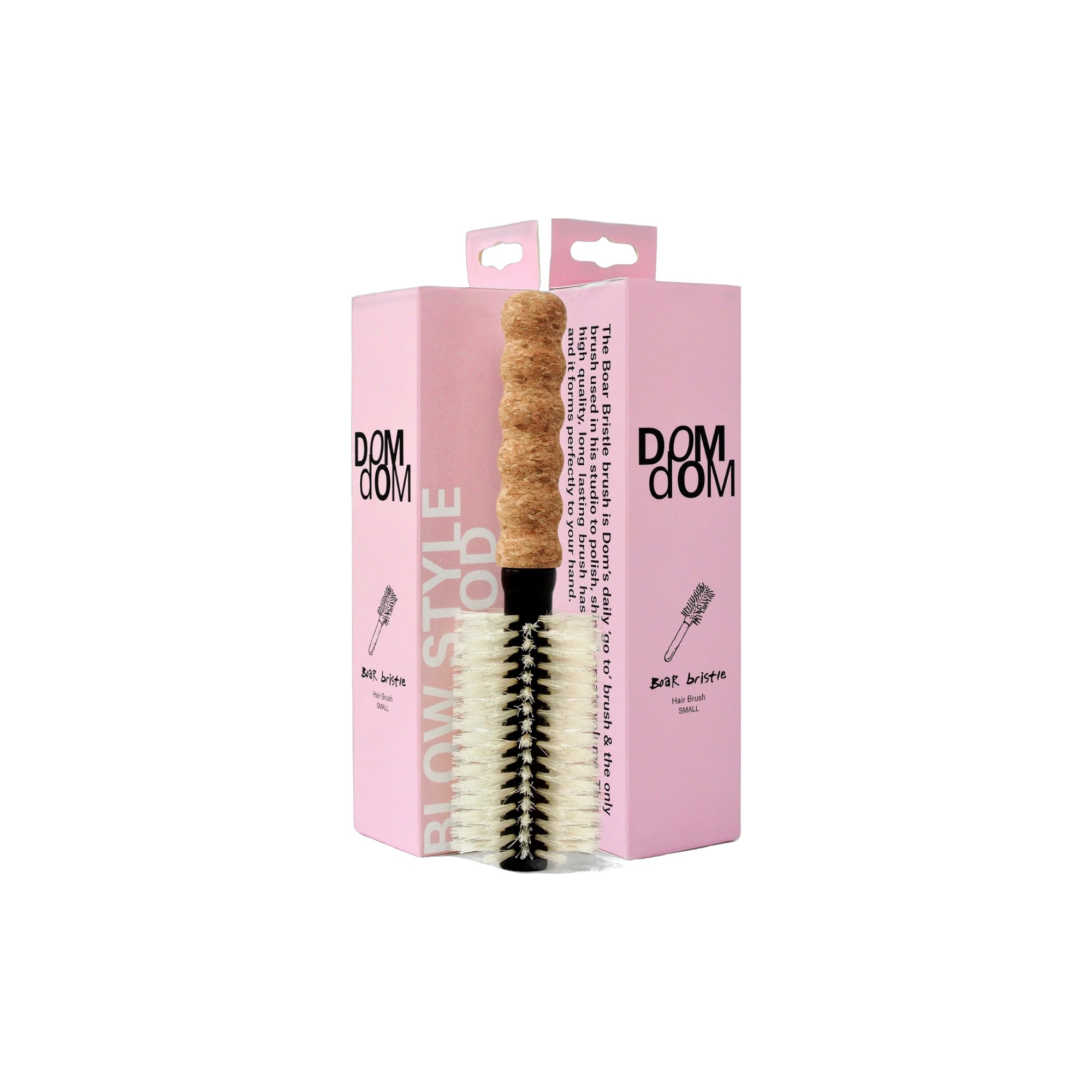 Small Round Boar/Nylon Bristle Brush – Dom Dom